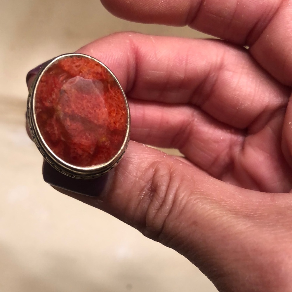 Turquoise sterling silver ring